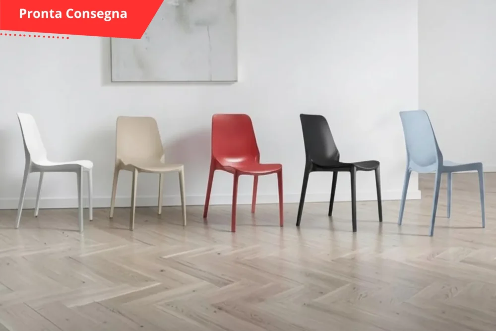 Sedie Modello Ginevra in tecnopolimero