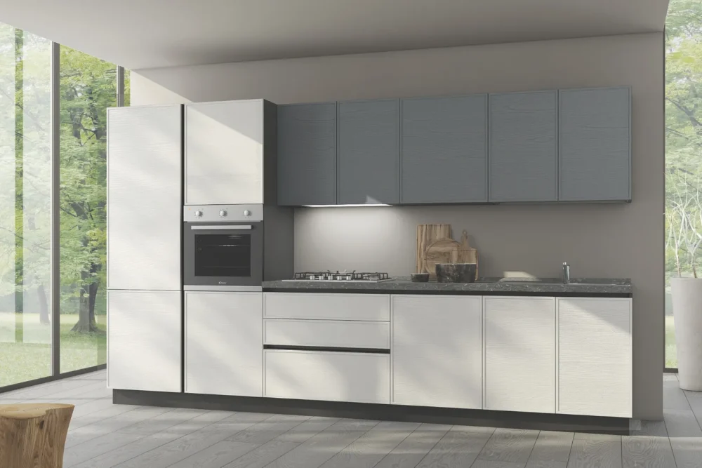 Cucina Anthea Bianco Poro - Gola Personalizzabile