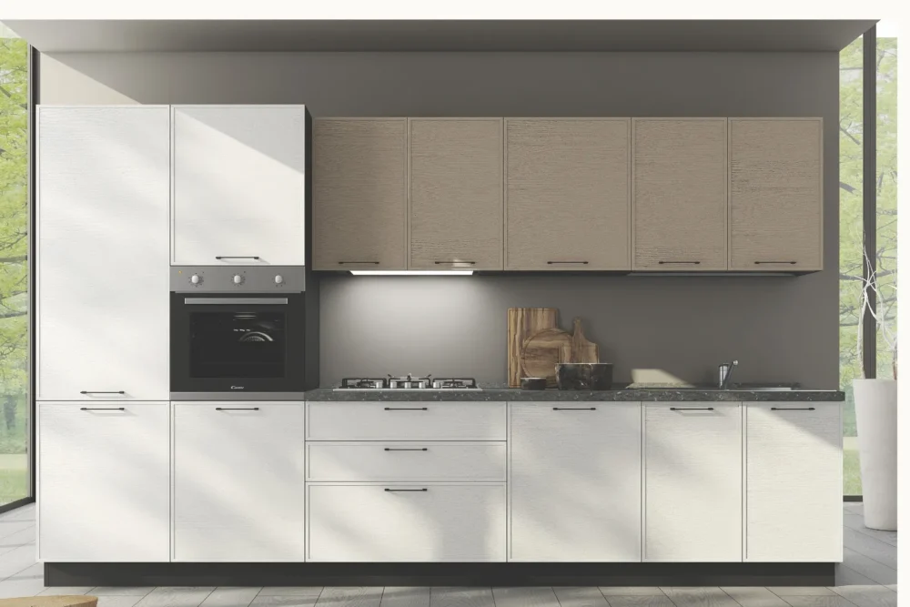 Cucina Anthea Bianco Poro Personalizzabile