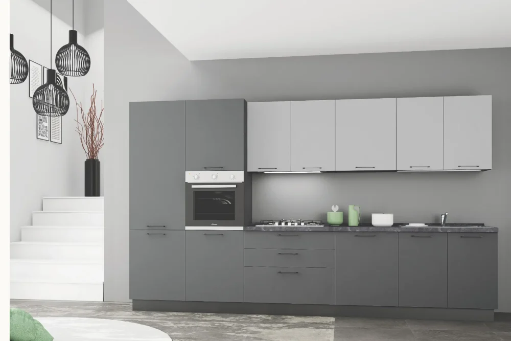 Cucina Flat Antracite Personalizzabile