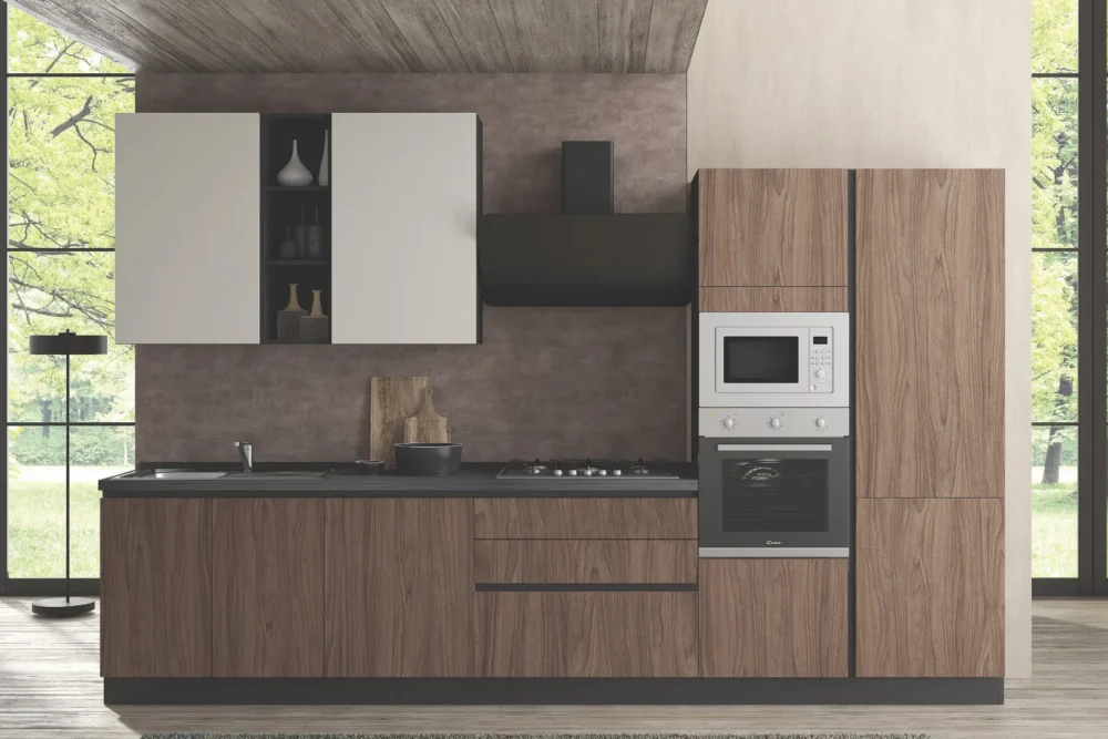 Cucina Prime Noce Canaletto Personalizzabile