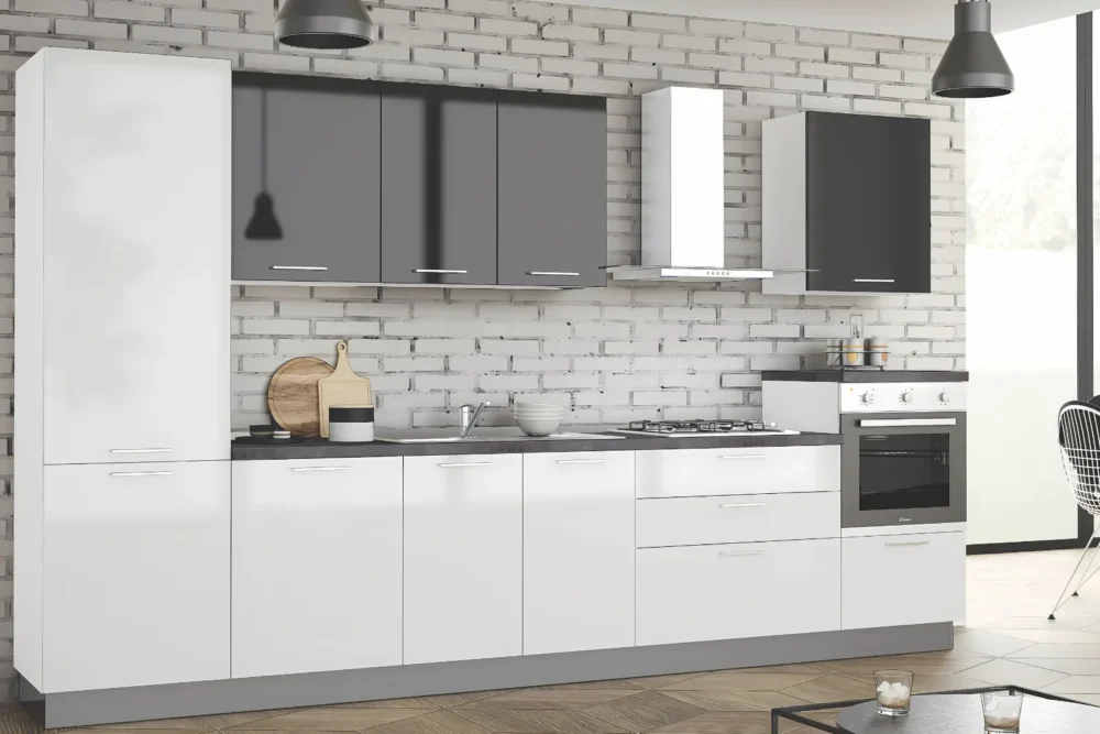 Cucina Time Bianco Lucido Personalizzabile