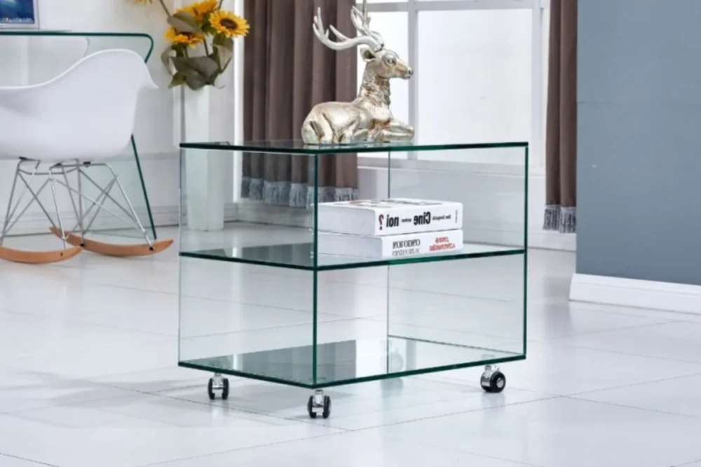 Tavolino Salotto Corniolo vetro temperato