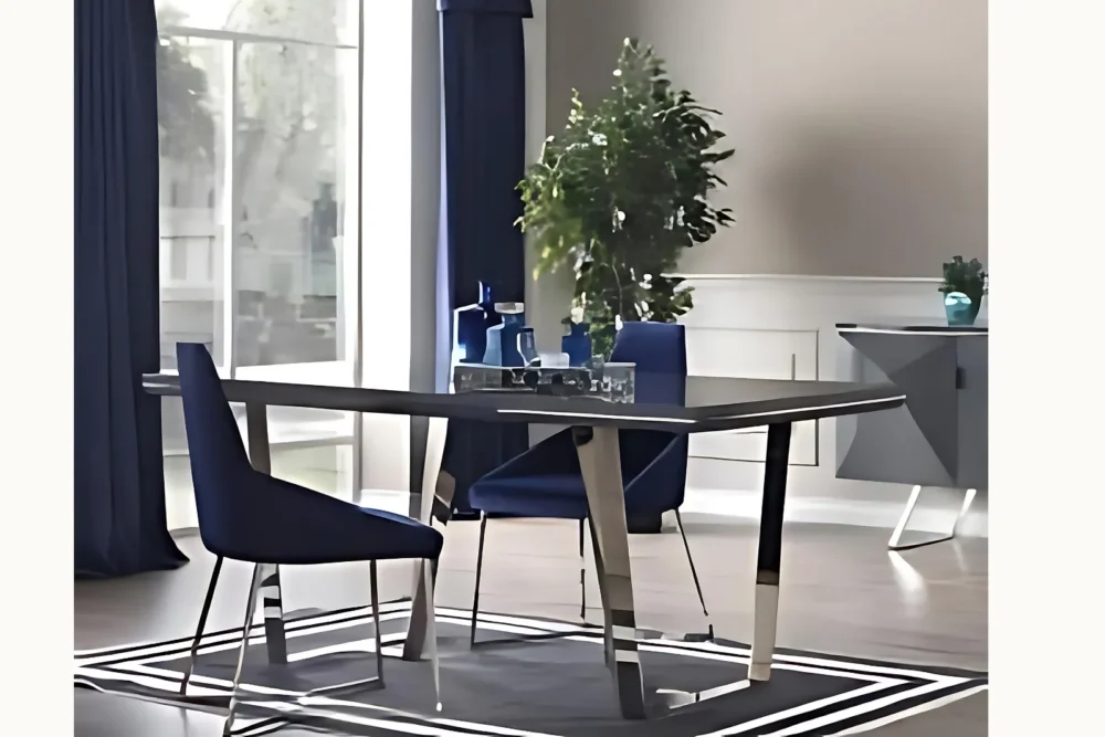 Tavolo Grazia Laccato Lucido Grigio