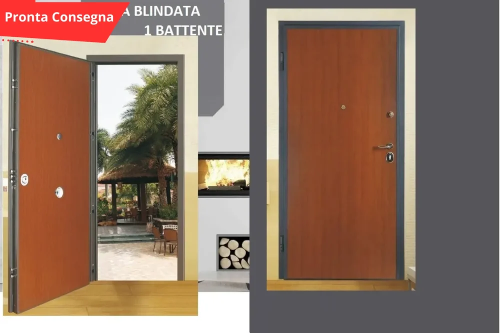Porta Blindata L 90 x 210 cm Dierre Sparta 8