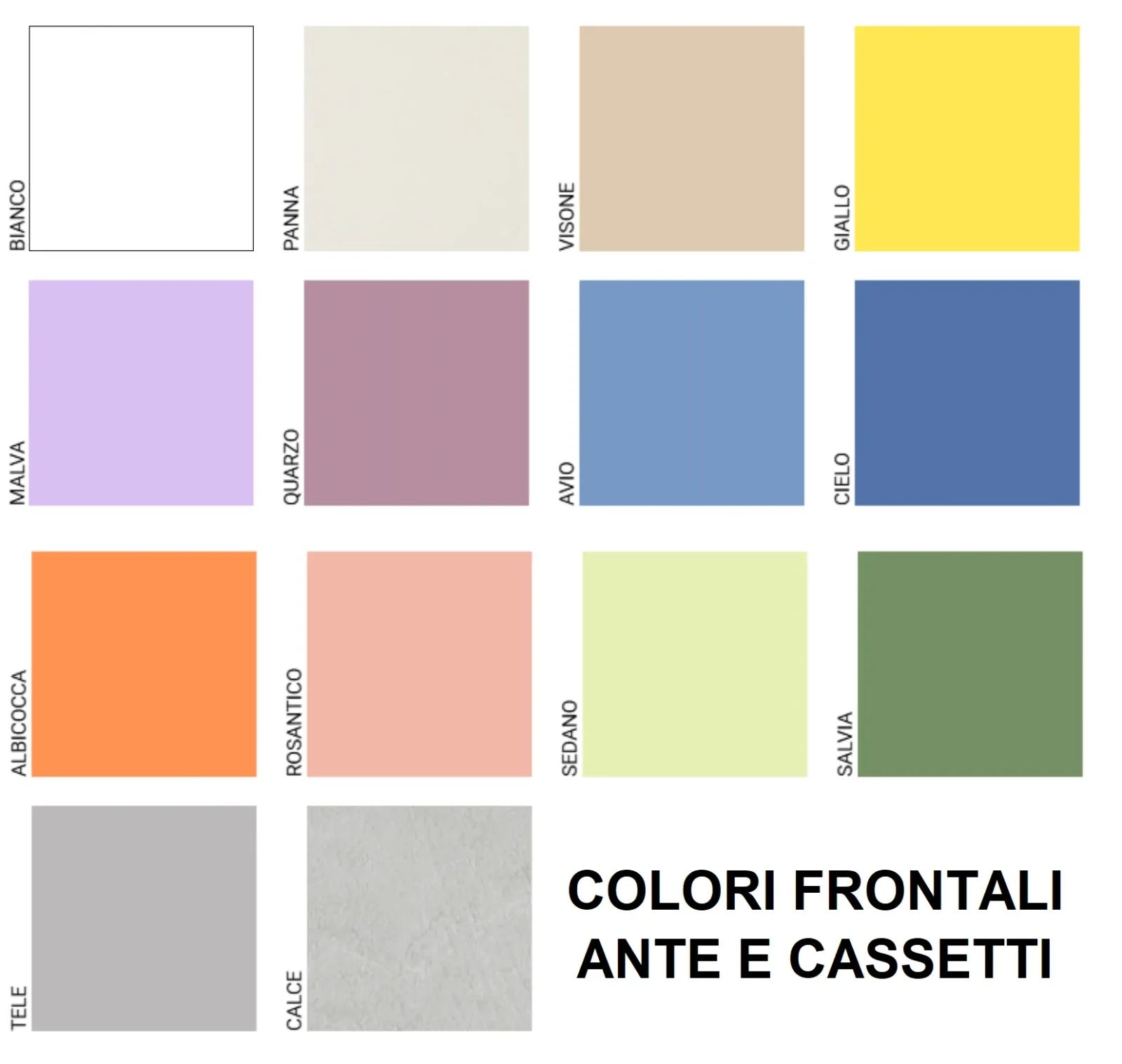 Colori ante e cassetti F l y