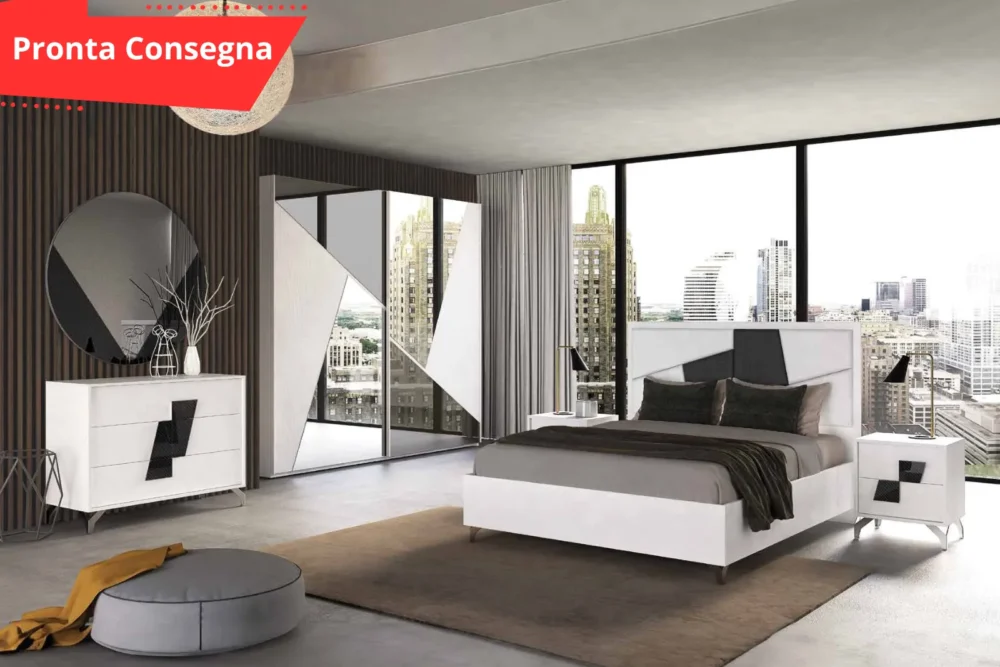 Camera da letto con contenitore Veronica