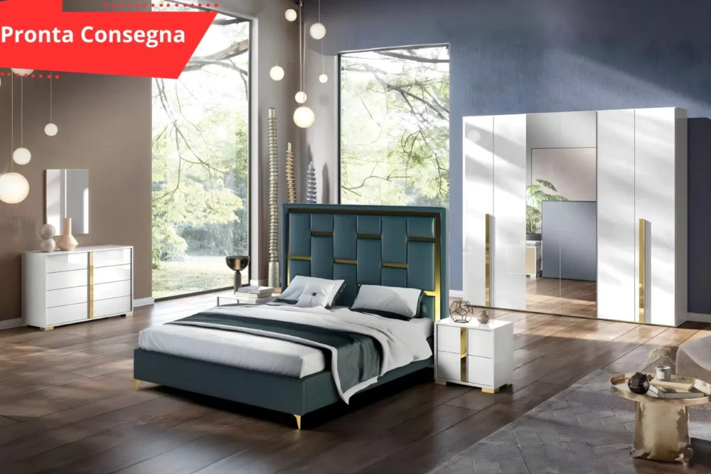 Camera letto con contenitore Aura Pronta consegna