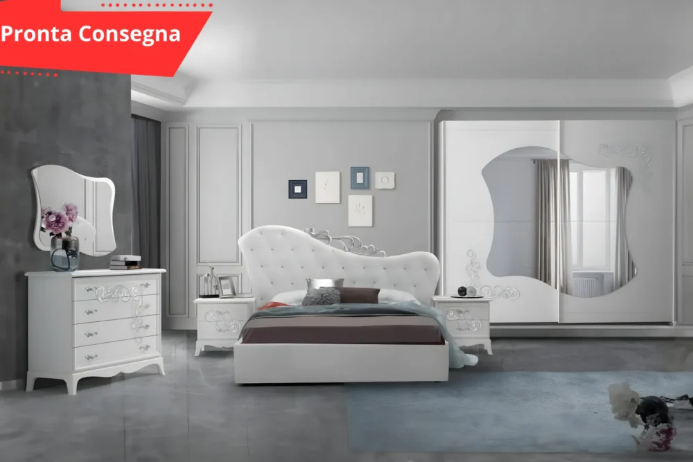 Camera letto con contenitore Charlotte Pronta consegna