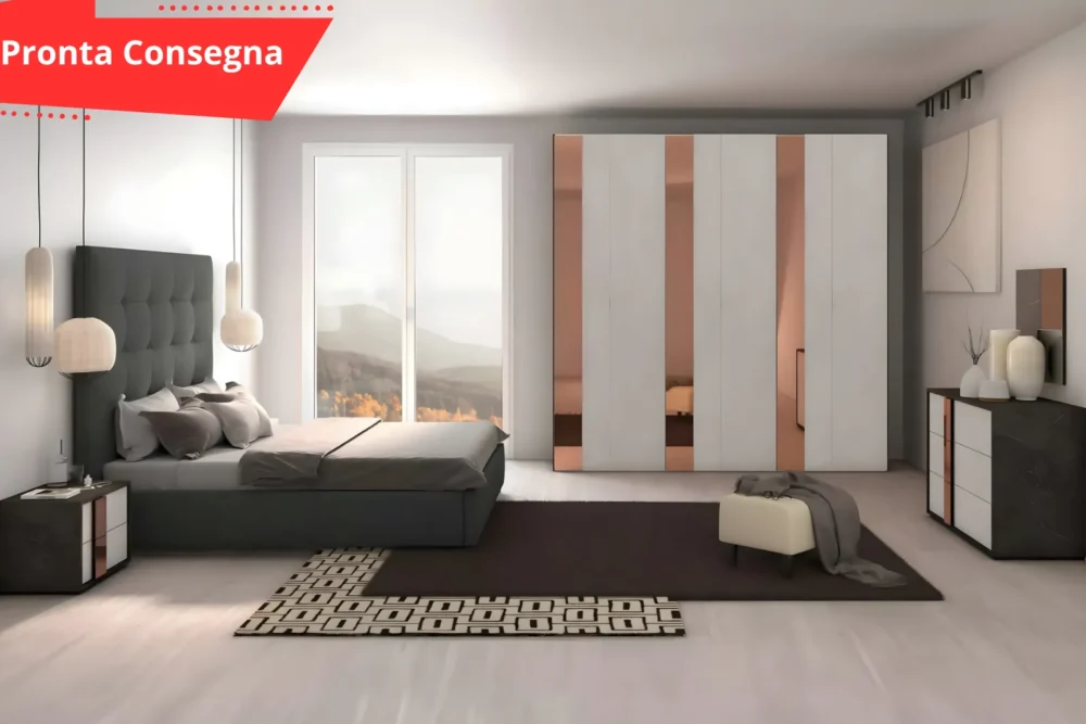 Camera letto con contenitore Eleonora Battente Pronta consegna