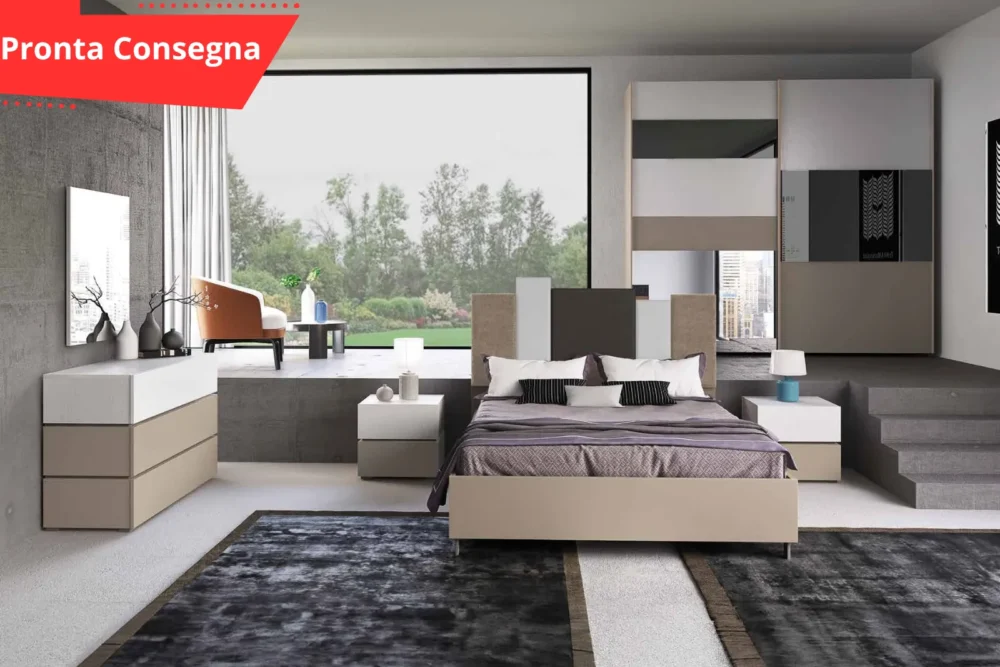 Camera letto con contenitore Elva pronta consegna