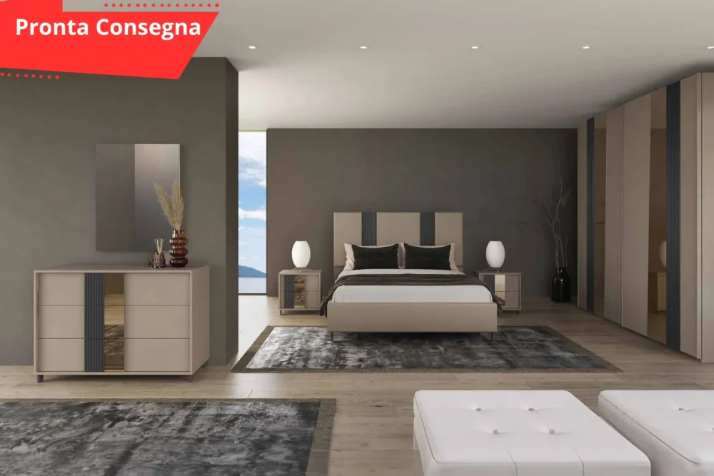 Camera letto con contenitore Fabrizia pronta consegna