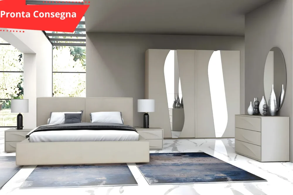 Camera letto con contenitore Manuela Tortora - Pronta consegna