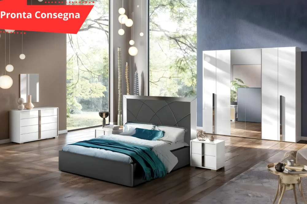 Camera letto con contenitore Matilde Battente Pronta consegna