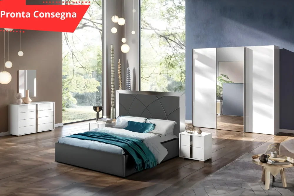Camera letto con contenitore Matilde Scorrevole pronta consegna