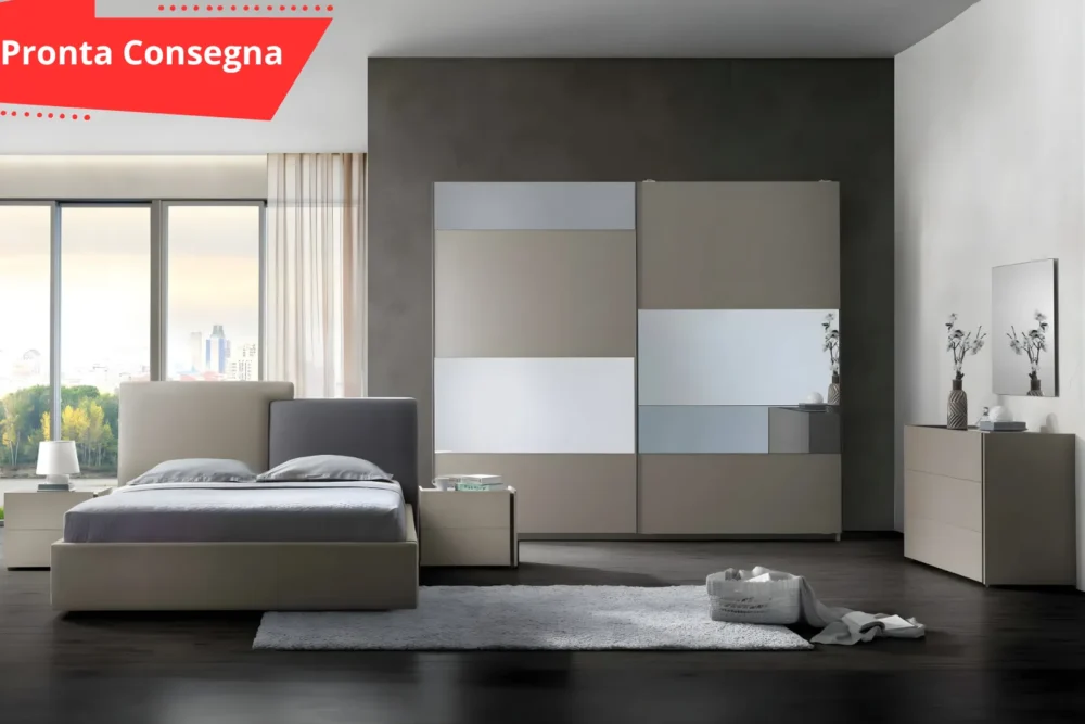 Camera letto con contenitore Nicole Pronta consegna