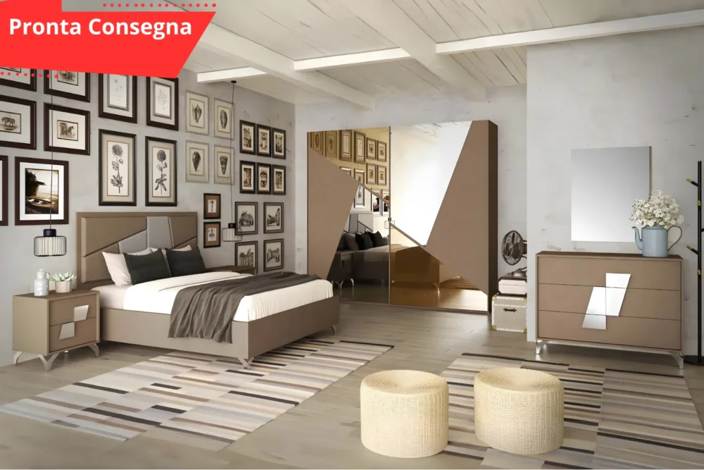 Camera letto con contenitore Sofia pronta consegna