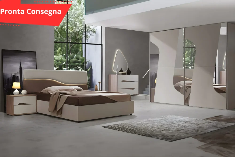 Camera letto con contenitore Soleil Pronta consegna Scor.