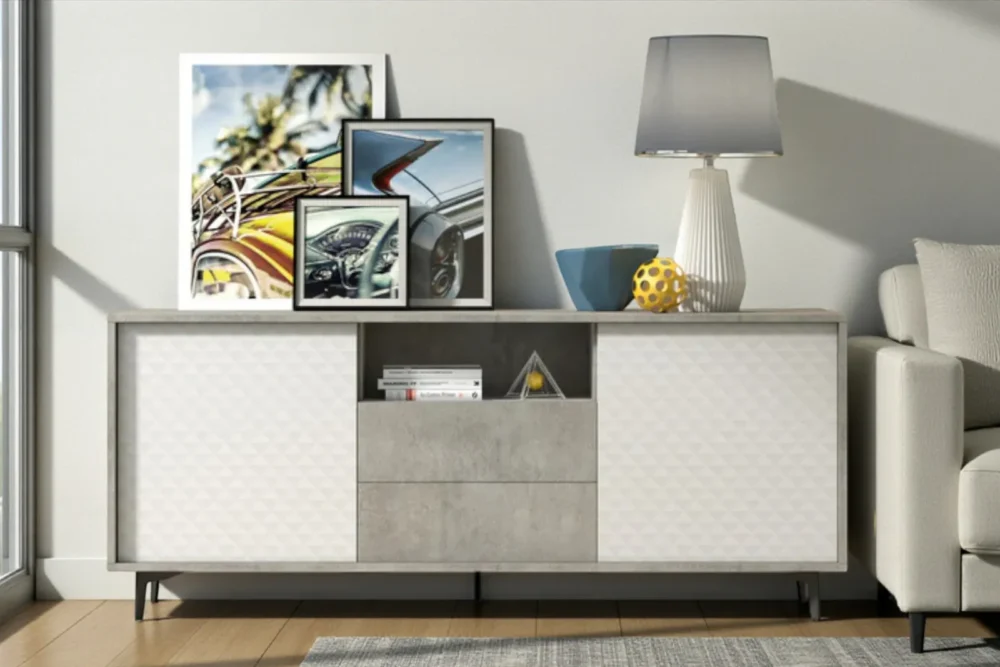 Madia Delia Cemento e Bianco