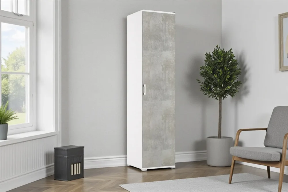 Armadio Multiuso anta singola Cemento