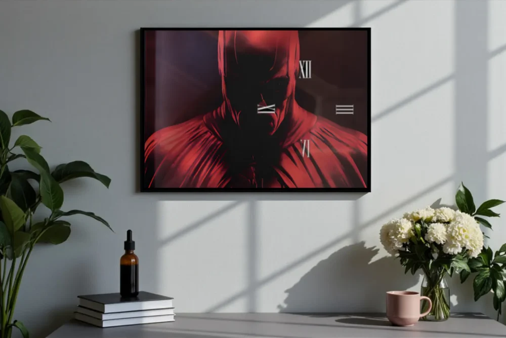 Orologio Quadro Batman - Stampa in vetro temperato