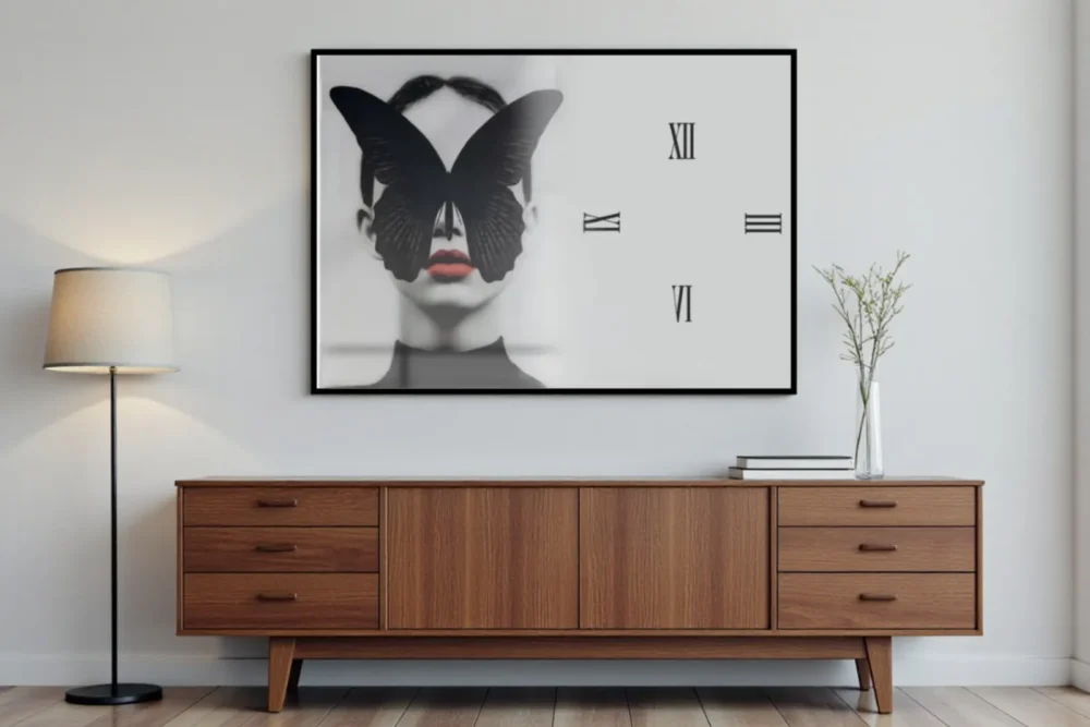 Orologio Quadro Butterfly