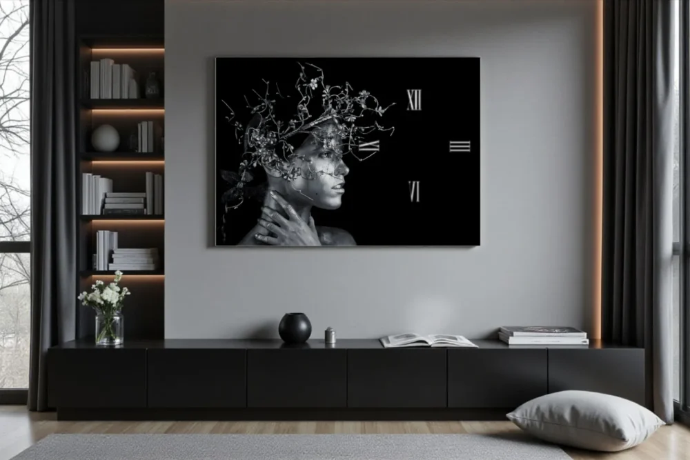 Orologio Quadro Victoria - Stampa in vetro temper