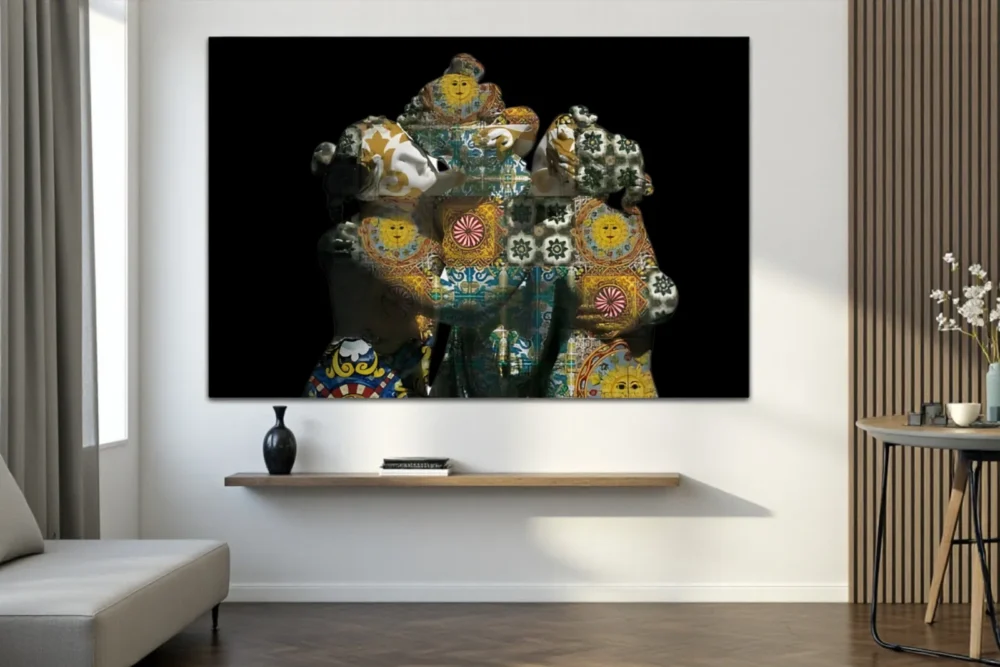 Quadro N/Le tre grazie - Stampa in vetro temperato