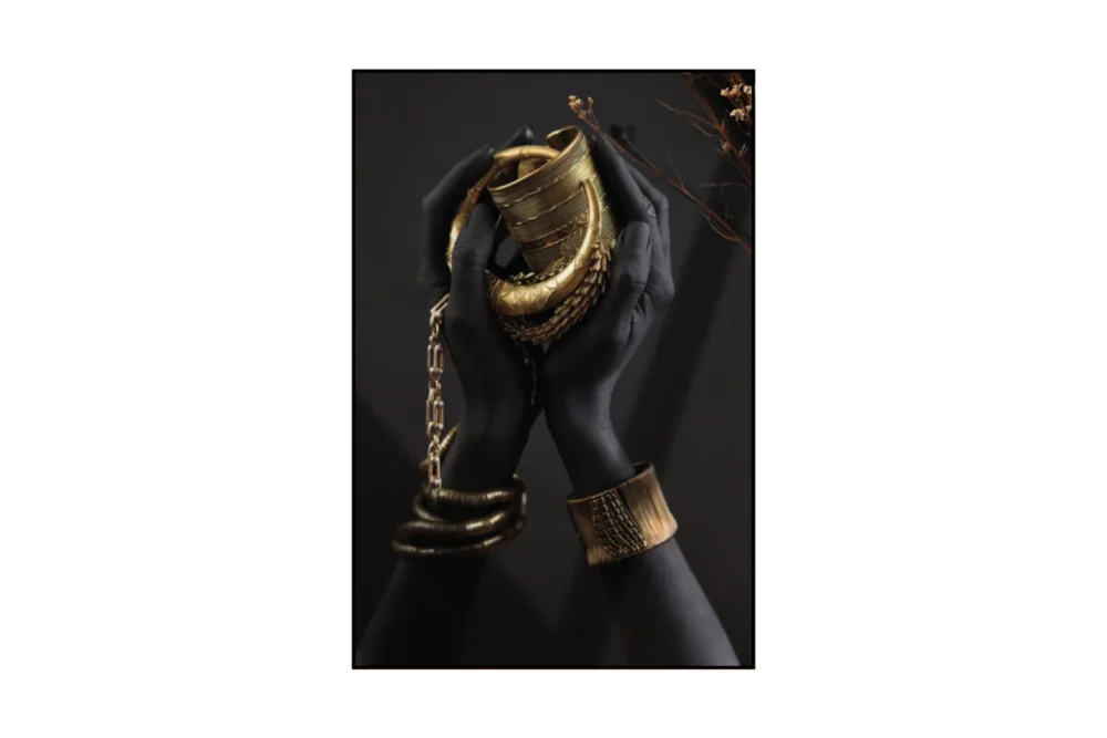 Quadro Suami Gold - Stampa