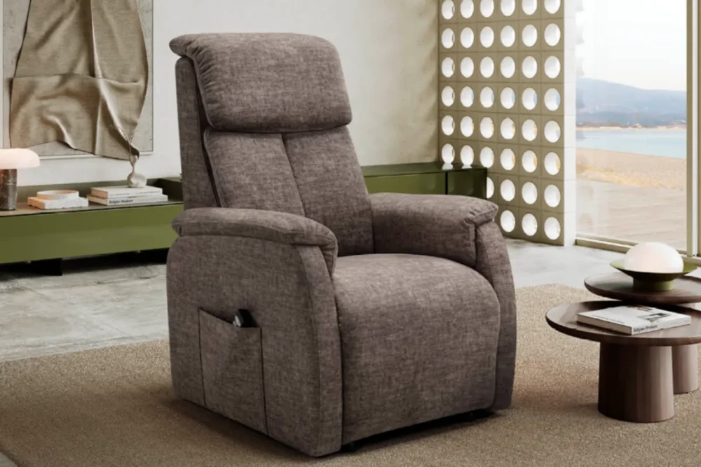 Poltrona Armonia 2motori Tessuto Antimacchia