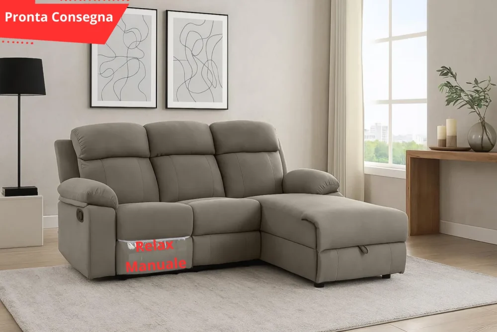 Divano 3posti + Contenitore – Ulisse Pronta Consegna