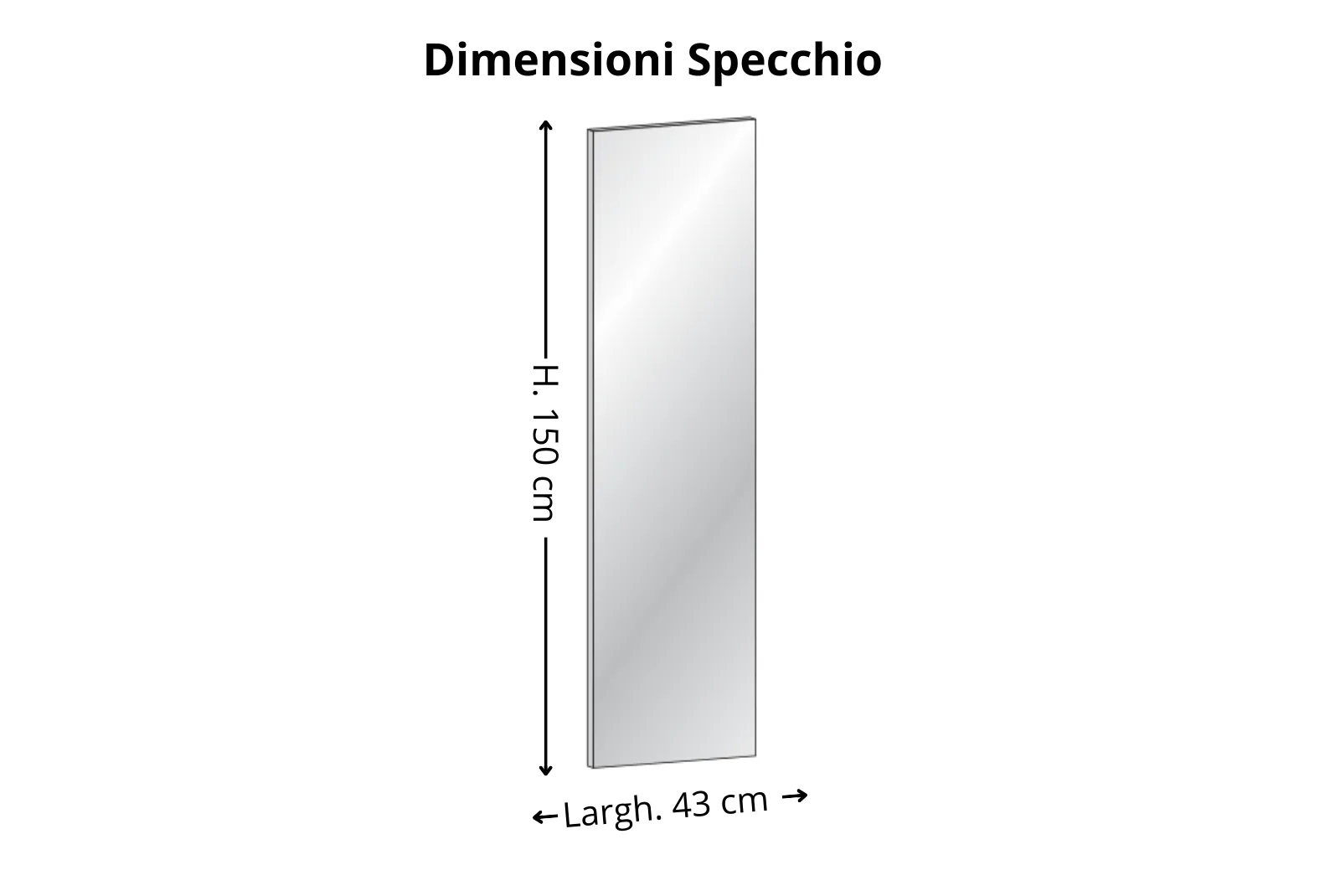 Dimensione specchio Lego