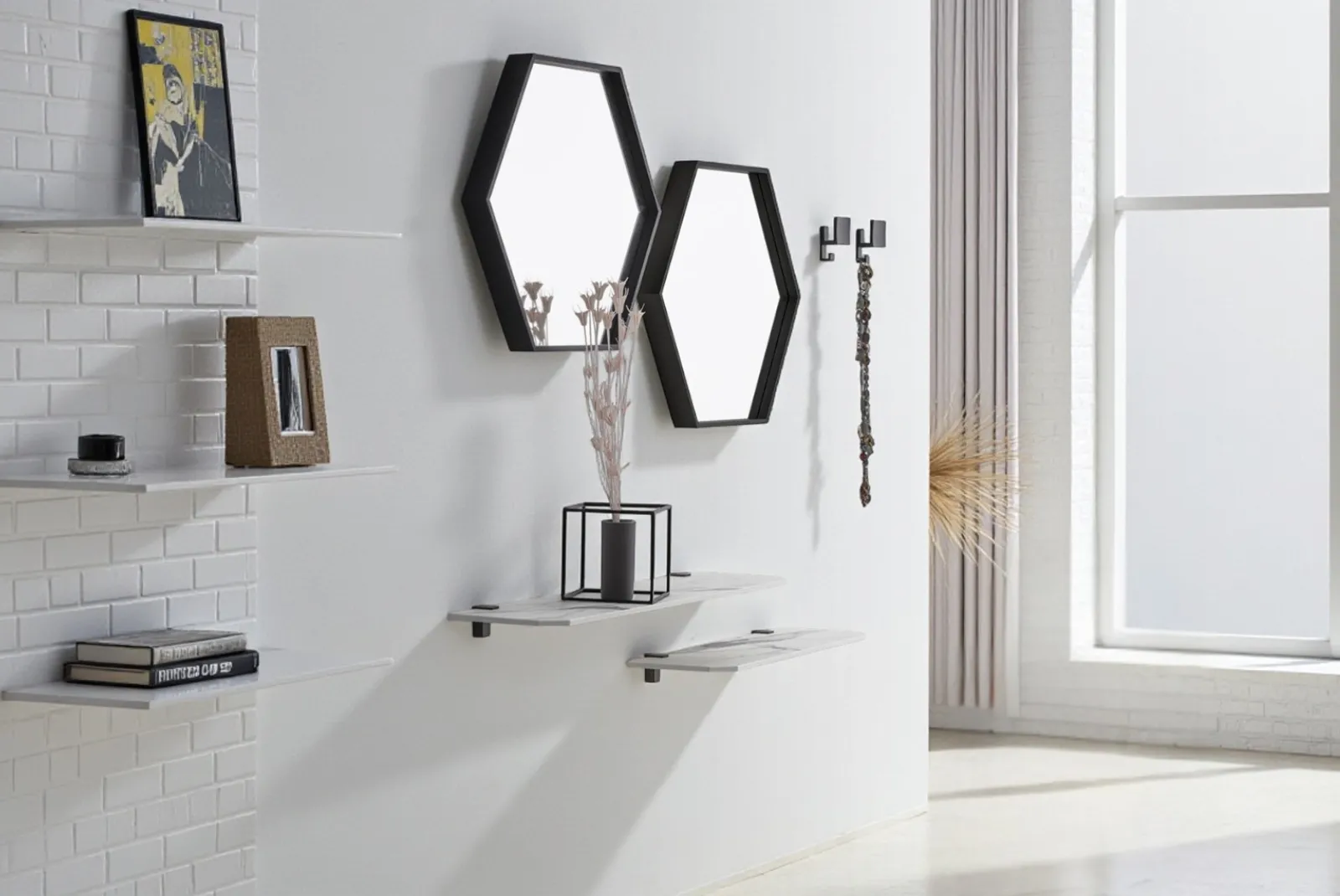 Ingresso Cross composizione doppio Esagono la primavera