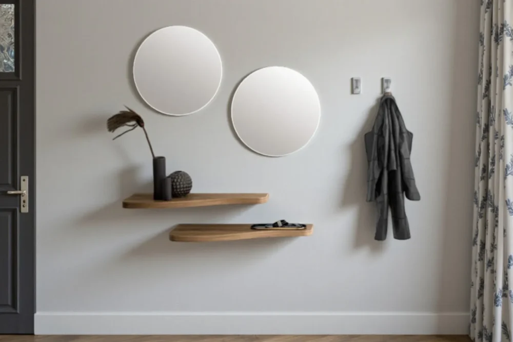 Ingresso Nancy composizione specchio tondo La primavera