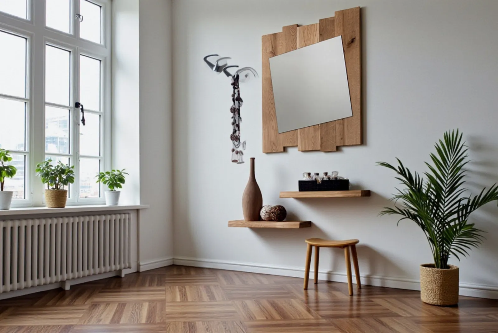 Ingresso Zoe composizione Rovere massiccio