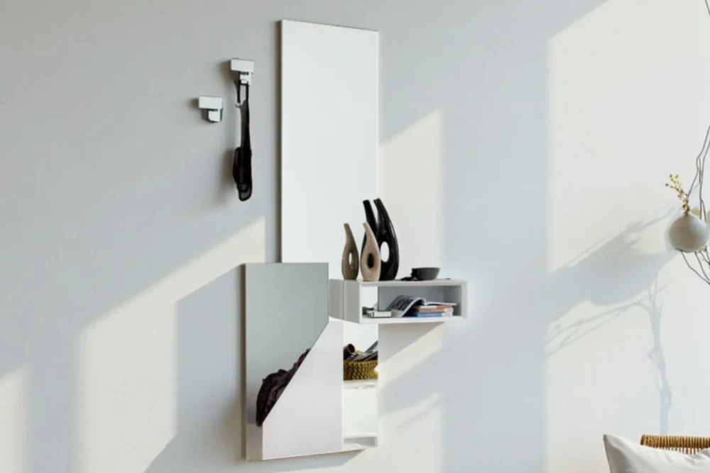 IngressoSpecchiera Lego composizione Bianco opaco la primavera