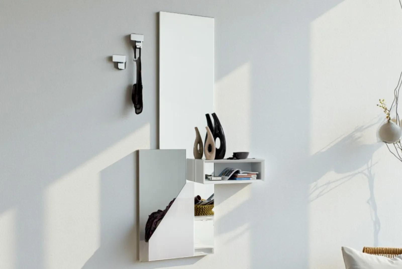 IngressoSpecchiera Lego composizione Bianco opaco la primavera