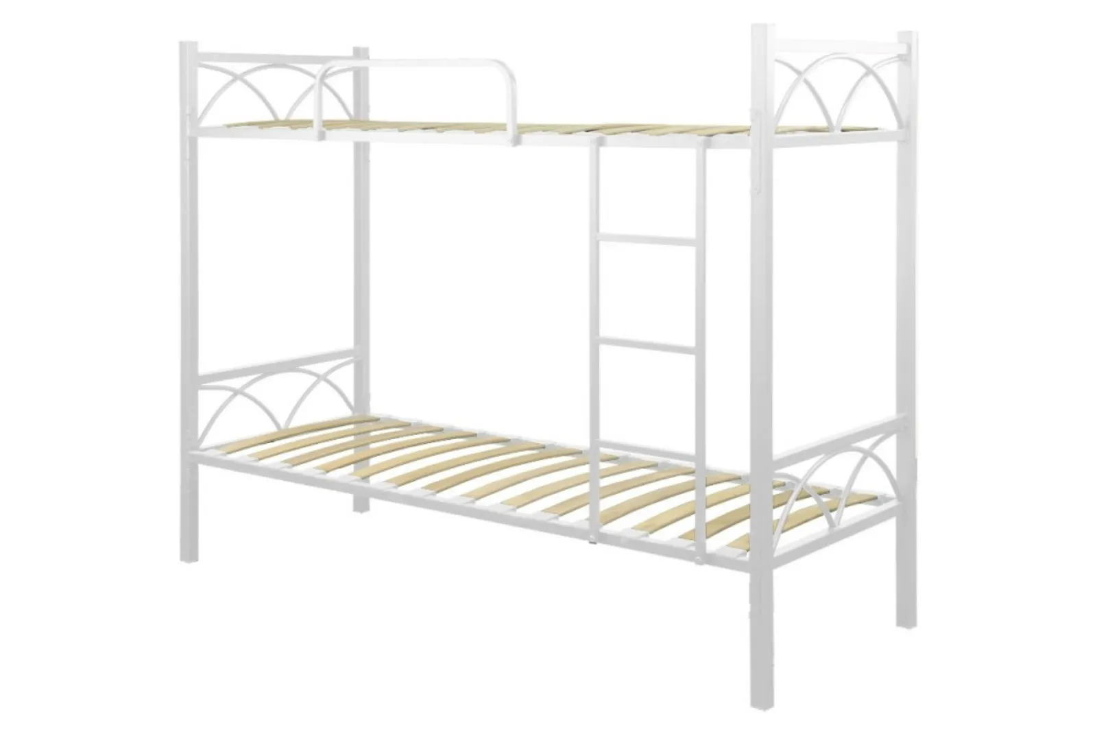 Letto con struttura in metallo Bianco