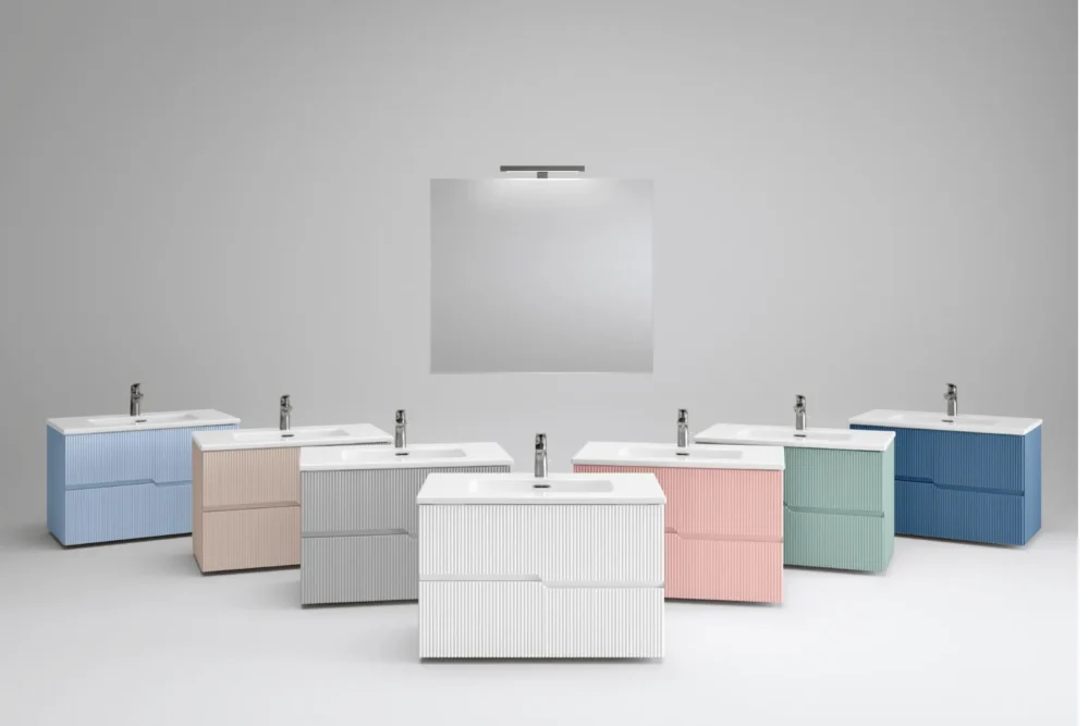 Mobile Bagno Cannettato L.100