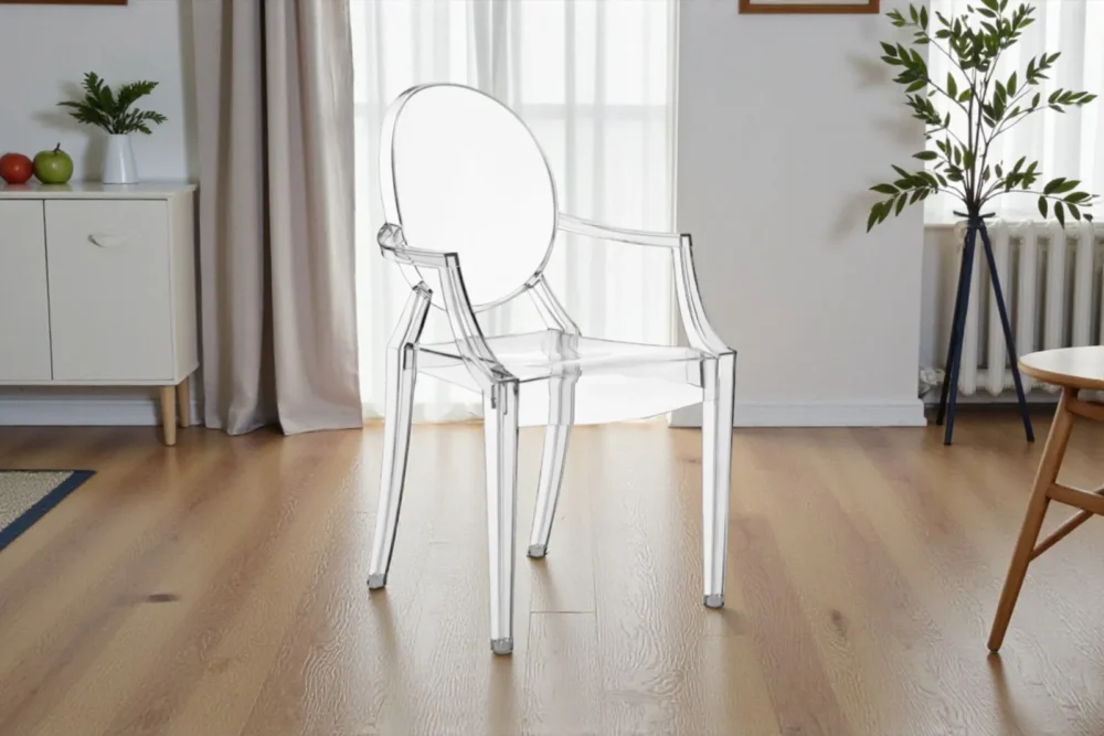 Poltrona Rose Crystal in policarbonato