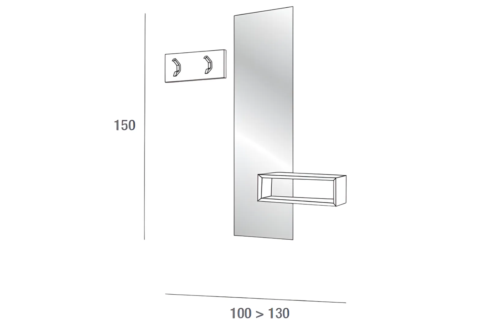 Scheda tecnica IngressoSpecchiera Lego composizione Cricket