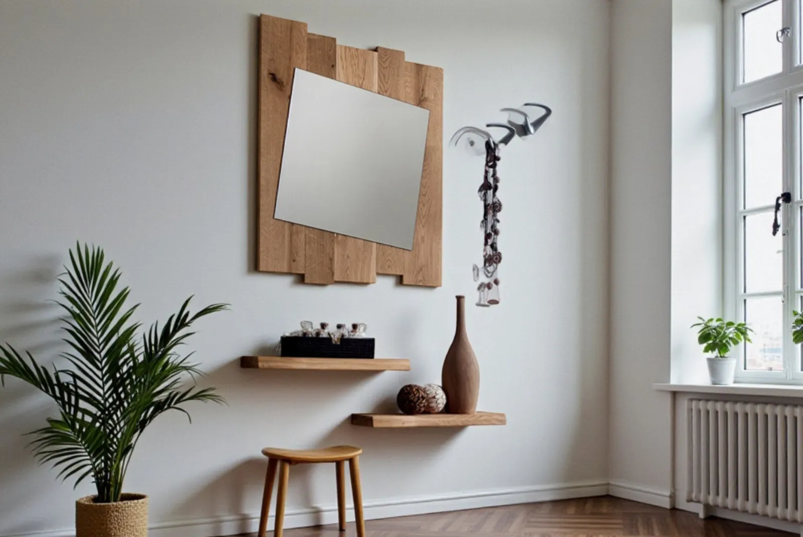 Zom Ingresso Zoe composizione Rovere massiccio