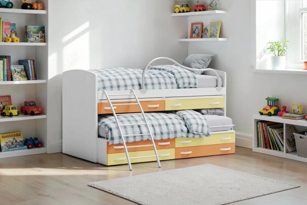 Letto a castello Cubo sovrapposti Personalizzabile