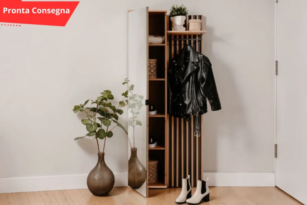 Mobile Ingresso Medan cannettato con specchio PRONTA CONSEGNA