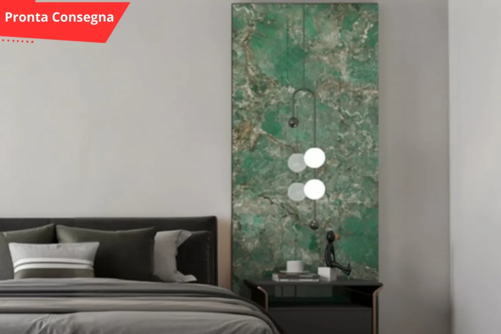 Pannello decorativo effetto Marmo Verde Lucido EFFEZ