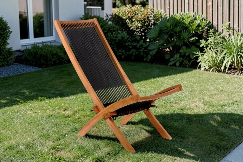 Poltrona Moka pieghevole in legno