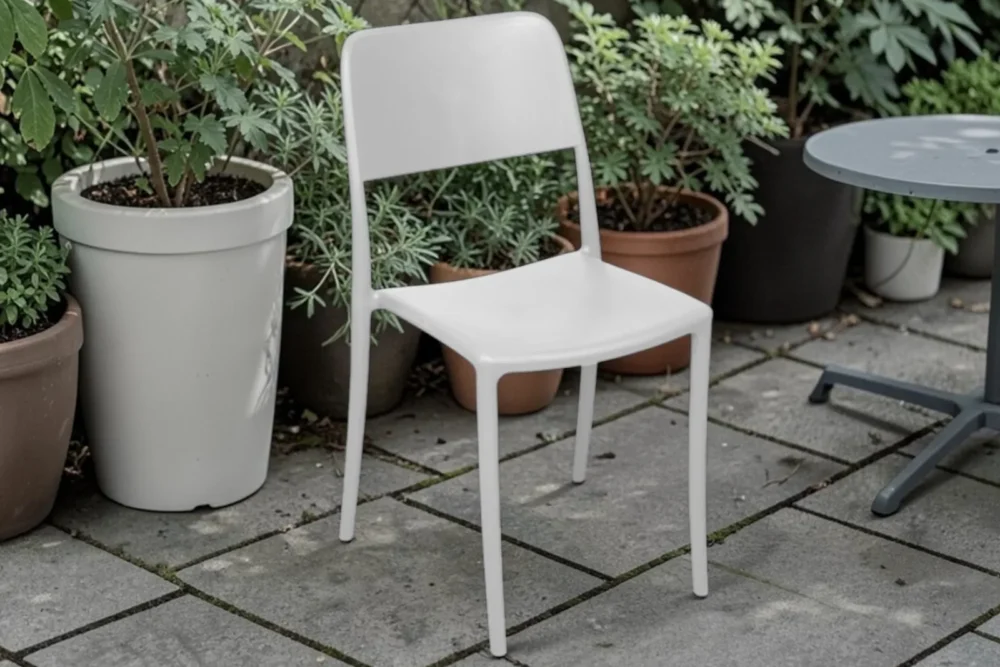 Sedia Amber in polipropilene Grigio