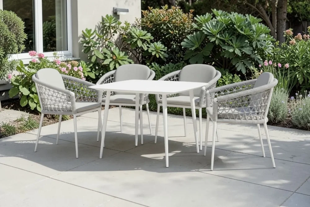 Set tavolo + 4 sedie Muses 100