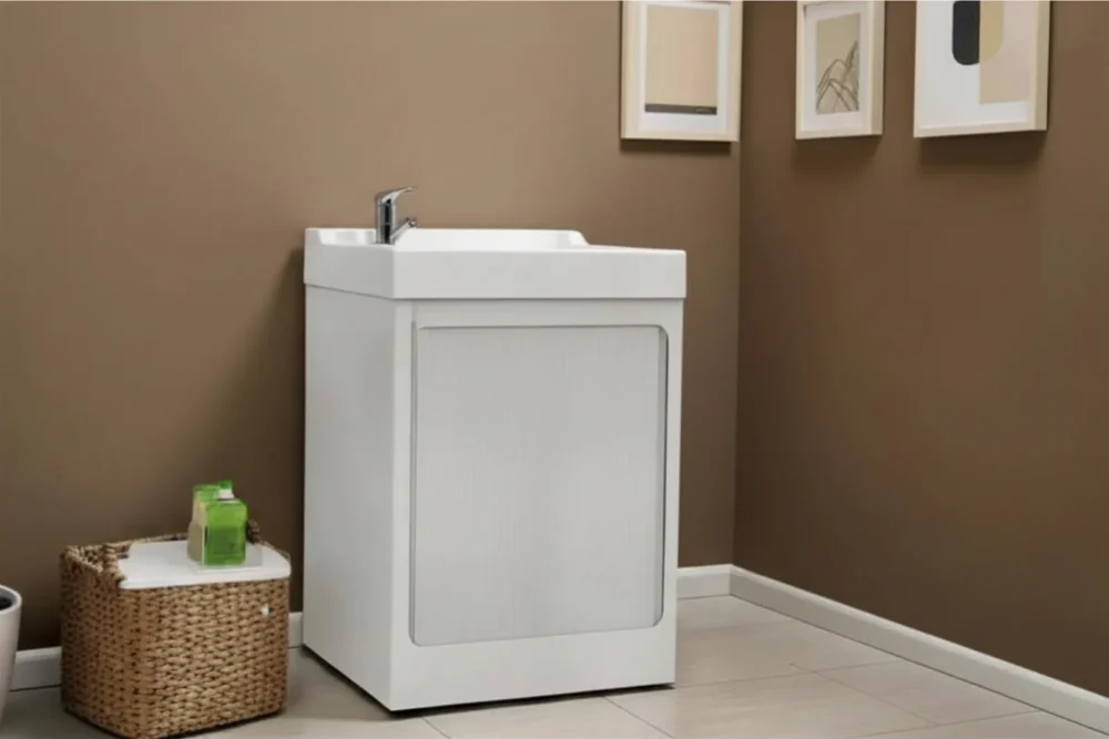 Lavatoio Borea con portalavatrice incorporato