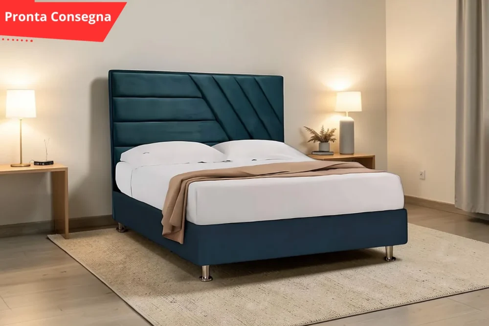 Letto matrimoniale Orione con contenitore Pronta consegna